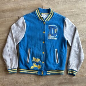 Disney Donald Duck 85th Anniversary Varsity Jacket Small Letterman Embroidered